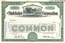 Studebaker Corp. - Specimen Stock Certificate - Specimen Stocks & Bonds picture