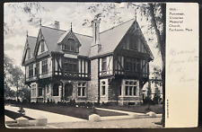 Vintage Postcard 1908 Unitarian Memorial Church Parsonage, Fairhaven (MA) picture