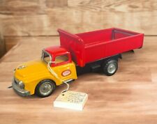 Vintage 1950's SSS Japan Friction  Dump Truck Duel Wheel Litho Minty 10” picture