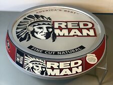 VTG Americas Best RED MAN Fine Cut Natural Tobacco Advertising Wall Mirror (10F) picture