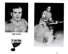 PF7 Original Photo BOB PLAGER 1967-78 ST LOUIS BLUES CLASSIC NHL HOCKEY DEFENSE picture