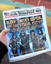 KISS 2023 End of the Road Tour Final Show New York Post Newspaper Ad 8x10 Photo picture