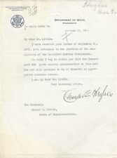 Secretary of State Hughes Agrees To Consider U.S. Position On Latvia In 1921 picture