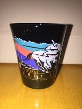 Kentucky Derby 119th SHOT GLASS BARWARE SHOOTER May 1 1993 Churchill Downs Black picture