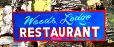 ORDER A PERSONALIZED RESTAURANT LODGE CABIN FISHING HUNTING LAKE INN SIGN picture
