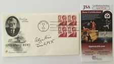Alger Hiss Signed Autographed First Day Cover JSA Certified Soviet Spy HUAC picture