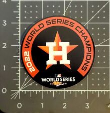 Houston Astros World Series Champions 2022 Vinyl Sticker Round A picture