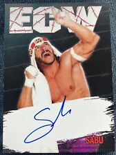 Sabu autographed trading card signed auto ecw wwe aew picture