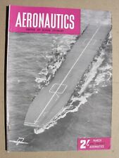 AERONAUTICS MAGAZINE March 1946 RAF Philip Joubert de la Ferté HMS Ocean KLM picture
