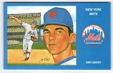 1969 NY Mets Baseball Postcard Susan Rini Gary Gentry Unused Limited Edition picture