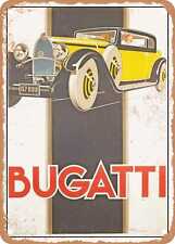 METAL SIGN - 1930 Bugatti Vintage Ad picture