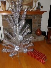 Vintage Spendor Pom Pom Aluminum Christmas Tree 6' 43 Branch by Kent w/ Box picture
