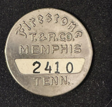 Firestone Tire & Rubber Co.  MEMPHIS TENNESSEE Employee Badge FACTORY picture