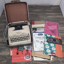 Vtg 1958 Smith Corona Electric Typewriter Electra 12 Tested Case & Extras & Key picture