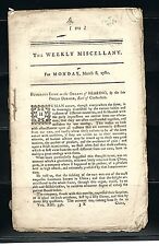 The Weekly Miscellany-Essay on the Organ of Hearing- 1780-15 Pages picture