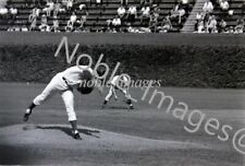 Aug 17 1965 Lindy McDaniel Follows Through Cubs vs Reds B&W Photo Negative 35mm picture