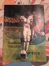Southeast Pirates 1978 Program Ohio Sports/Advertisements Football/Golf/Band picture