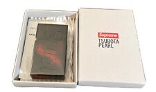 SUPREME/ TSUBOTA PEARL HARD EDGE LIGHTER/ RED/ OS/ FW21/ AUTHENTIC/ BRAND NEW picture