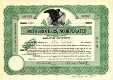 Smith Brothers, Inc. signed by Gradsons of the Inventors - Cough Drops Co. Stock picture