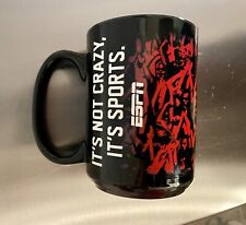 VINTAGE ESPN Coffee mug - IT’SNOT CRAZY IT'S SPORTS - Great Graphics picture