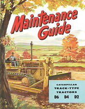 Caterpillar Maintenance Guide D6 D4 D2 Booklet 1950s picture