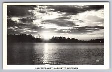 C.1940 MARQUETTE, WI WISCONSIN, LAKE PUCKAWAY, TO FARKAS MILWAUKEE Postcard P43 picture