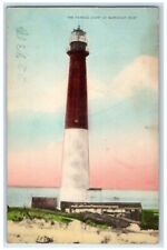 c1940 Famous Light Barnegat Inlet Light House Ocean County New Jersey Postcard picture