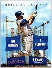 Texas Rangers Baseball FSN Southwest Advertisement Ad 2007 8x 10 Print Ad picture