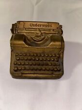 1939 New York World's Fair Metal Underwood Typewriter Souvenir Bank - RARE picture