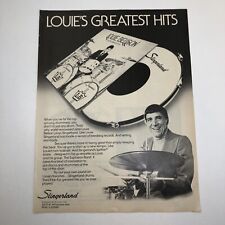 Louie Bellson ( SLINGERLAND DRUMS ) ORIG 1980 DOWN BEAT magazine PROMO Ad picture