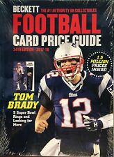 2017/18 Beckett Football Card Annual Price Guide 34th Edition $39.95SRP BRADY picture