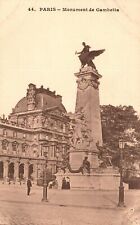 Vintage Postcard 1910's Monument de Gambetta Paris France FR picture