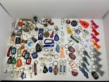 Lot Of 80+ Vintage Keychains Assortment Chevy, Mercedes, Mechanic, Bank, Loans picture