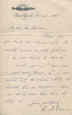 CHARLES ANDERSON DANA - AUTOGRAPH LETTER SIGNED 02/23/1895 picture