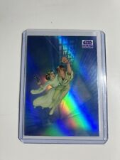 2021 Topps Star Wars Chrome Galaxy Leap Of Faith Purple /25 picture