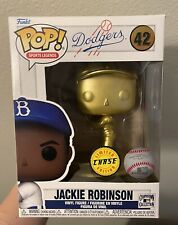 Funko Pop MLB Legends Brooklyn Dodgers Jackie Robinson Pop #42 Gold Chase picture
