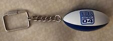 Bud Bowl 2004 Football Keychain - Blue Bud Light - Never Used. picture