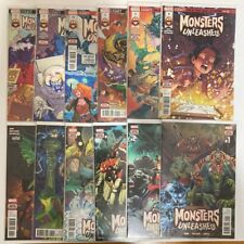 Monsters Unleashed Monster Mash 1 2 3 4 5 6 7 8 9 10 11 12 Lot Set Run Bunn picture