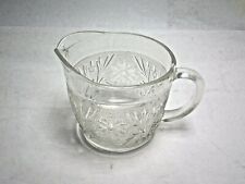Anchor Hocking Creamer Clear Sandwich Glass Daisy picture
