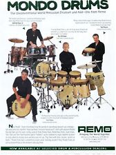 1997 Print Ad of Remo Mondo Drums w Karl Perazzo, Raul Rekow, Walfredo Reyes picture