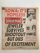 Philadelphia Journal Tabloid July 5 1981 Vol 4 #194 MLB Phillies Larry Bowa picture