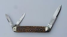 ANTIQUE CHAS. K. RANDALL 3-BLADE FOLDING BONE KNIFE CAPELLE H'D'WE CO. GERMANY picture