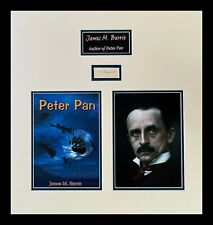 J M Barrie Autograph Signed Author Peter Pan Museum Framed and Ready to Display picture