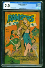 Rangers Comics #27 CGC 2.0 Good 1946 bondage torture cover World War Two picture