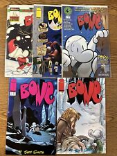Bone #1 2 Image Comics Holiday Special 10th  Anniversary Sourcebook Lot Run VFNM picture