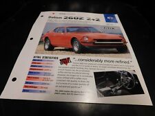 1974-1979 Datsun 260Z 2+2 Spec Sheet Brochure Photo Poster 75 76 77 78 picture