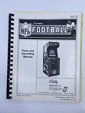 Bally Midway NFL Football Arcade Game Parts and Operating Manual picture