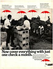 1966 Travelers Insurance Vintage Print Ad Now Cover Everything With One Check  picture