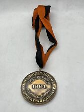 Bronze Medal Conway Arkansas Hendrix College Half Century Club 1884 Vintage picture
