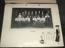 Antique 1911 Calendar Ottawa University,Kansas,Sports,Victorian,Complete 12 Mos. picture